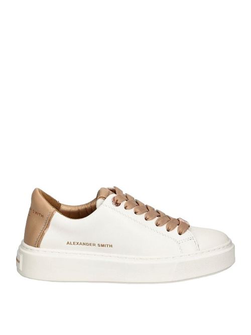 White beige women's sneakers ALEXANDER SMITH | ALBALDW 8352.WNU